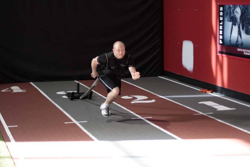Sled Drag - Harness - starting position
