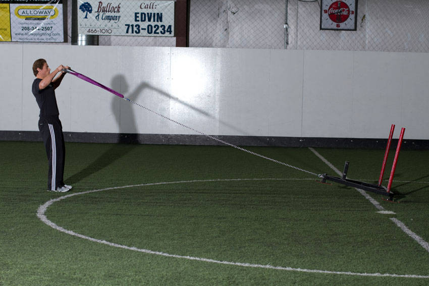 Sled Reverse Flye - ending position