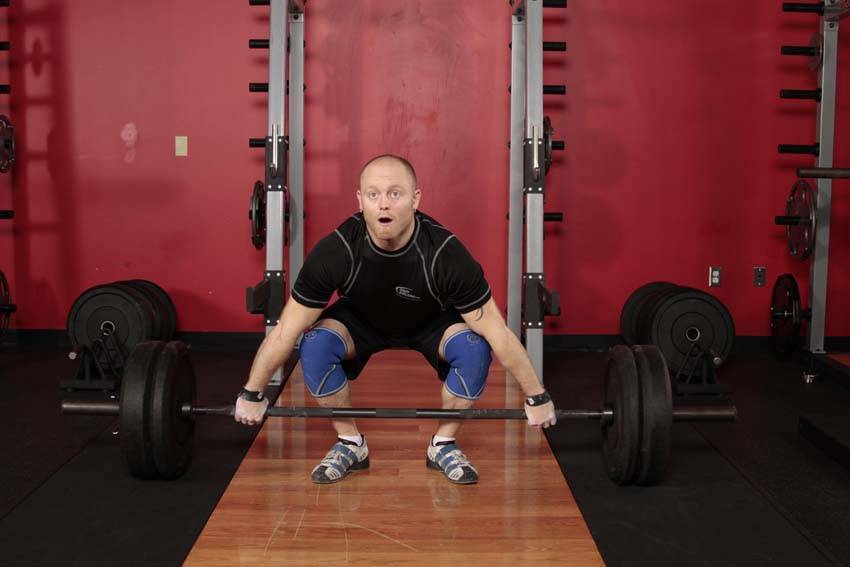 Snatch Pull - starting position