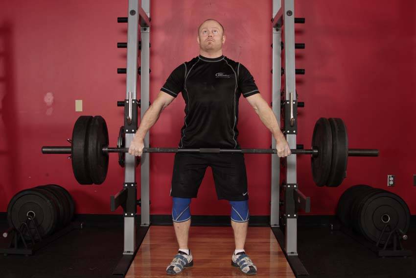 Snatch Shrug - starting position