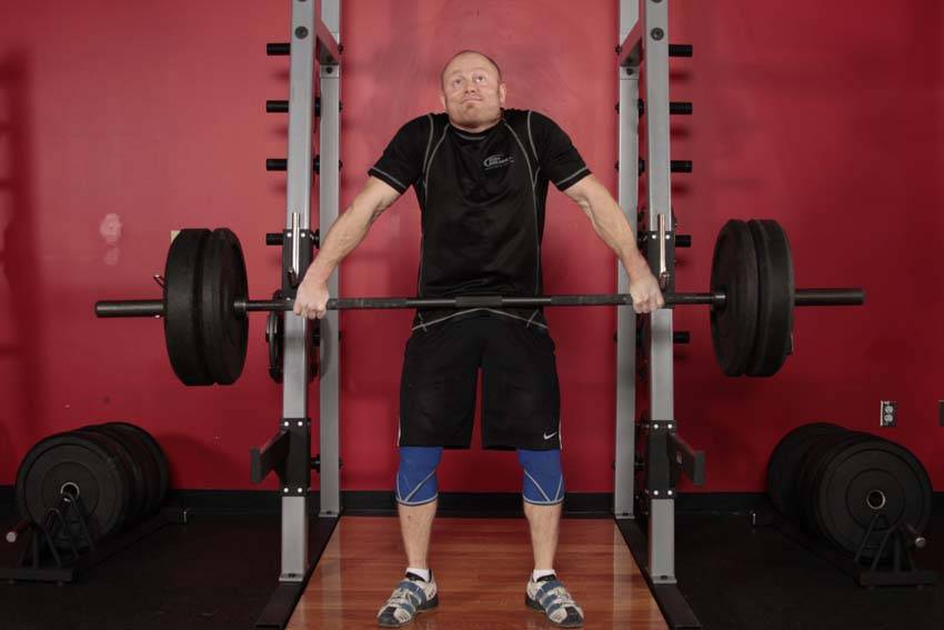 Snatch Shrug - ending position