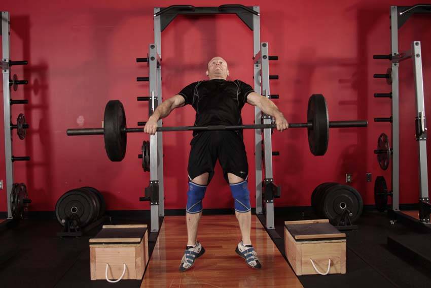 Snatch from Blocks - ending position