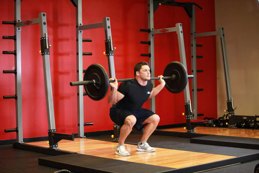 Speed Squats - starting position