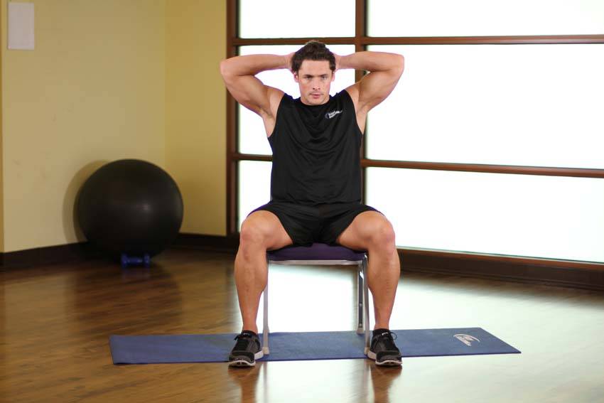 Spinal Stretch - starting position