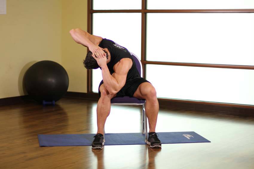 Spinal Stretch - ending position