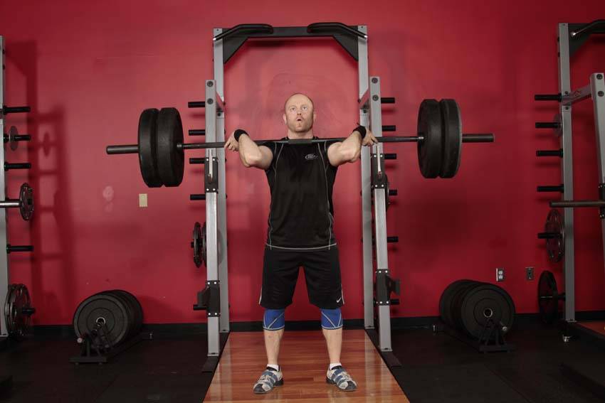 Split Jerk - starting position