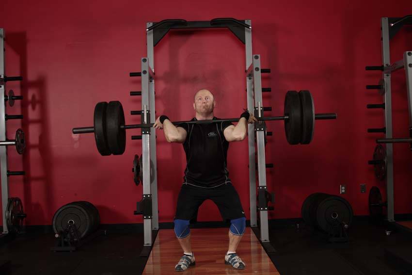Split Jerk - ending position