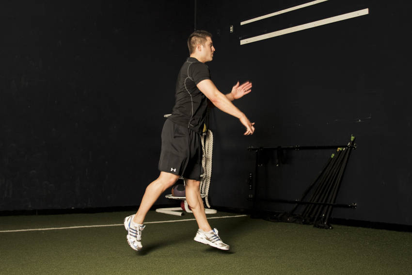 Split Jump - ending position