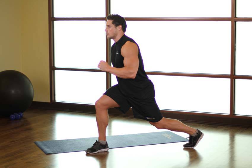 Split Squats - starting position