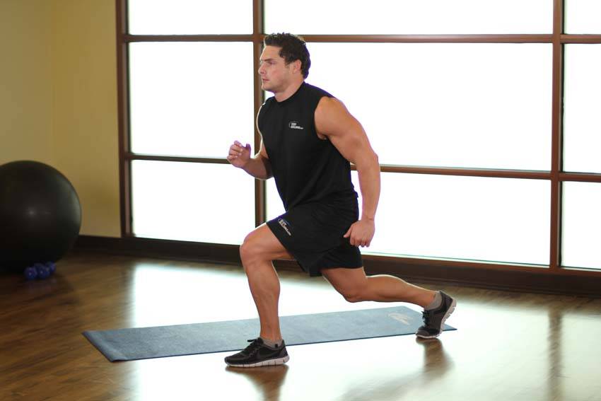 Split Squats - ending position