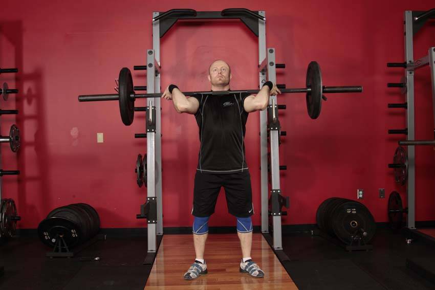 Squat Jerk - starting position