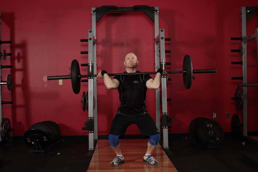 Squat Jerk - ending position