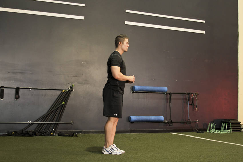 Standing Hip Circles - starting position