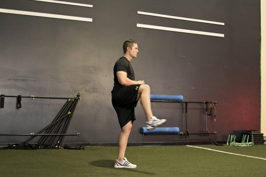 Standing Hip Circles - ending position