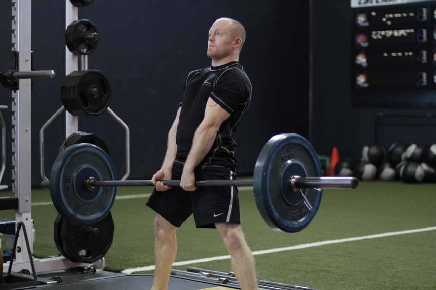 Sumo Deadlift - ending position