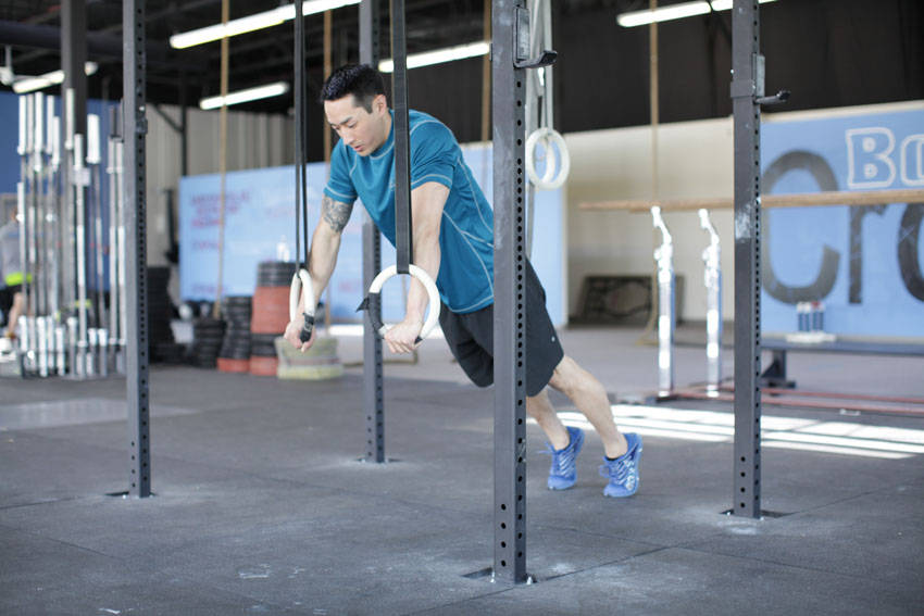 Suspended Push-Up - ending position