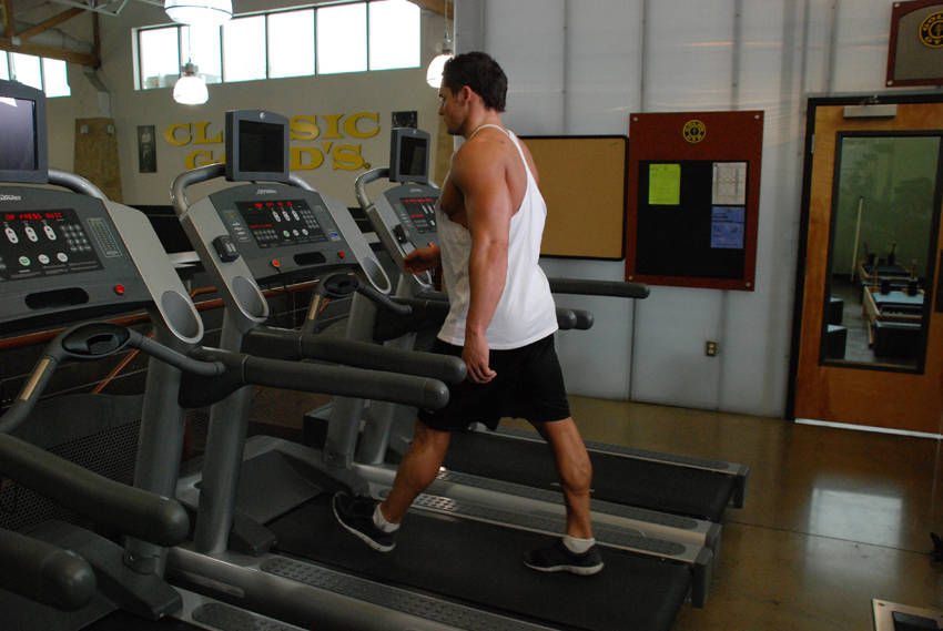 Walking, Treadmill - starting position