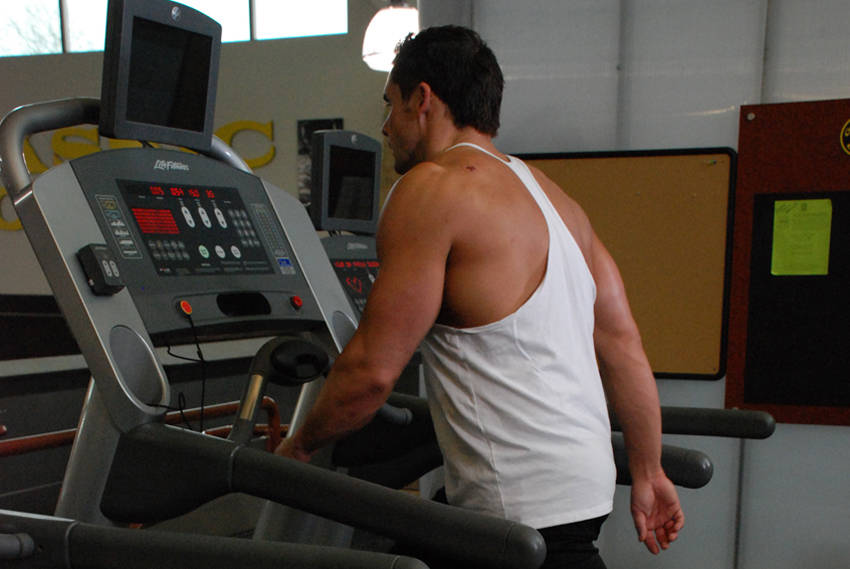 Walking, Treadmill - ending position
