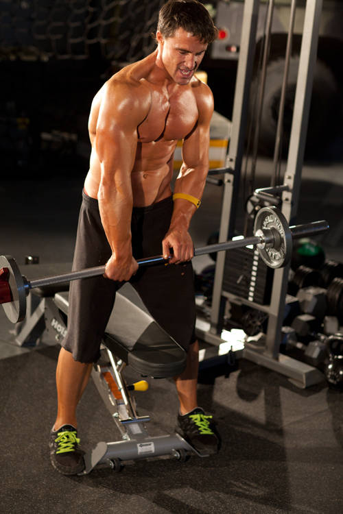 Wrist Rotations with Straight Bar - starting position