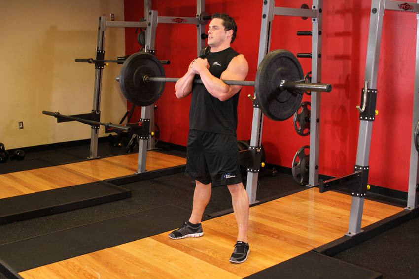 Zercher Squats - starting position